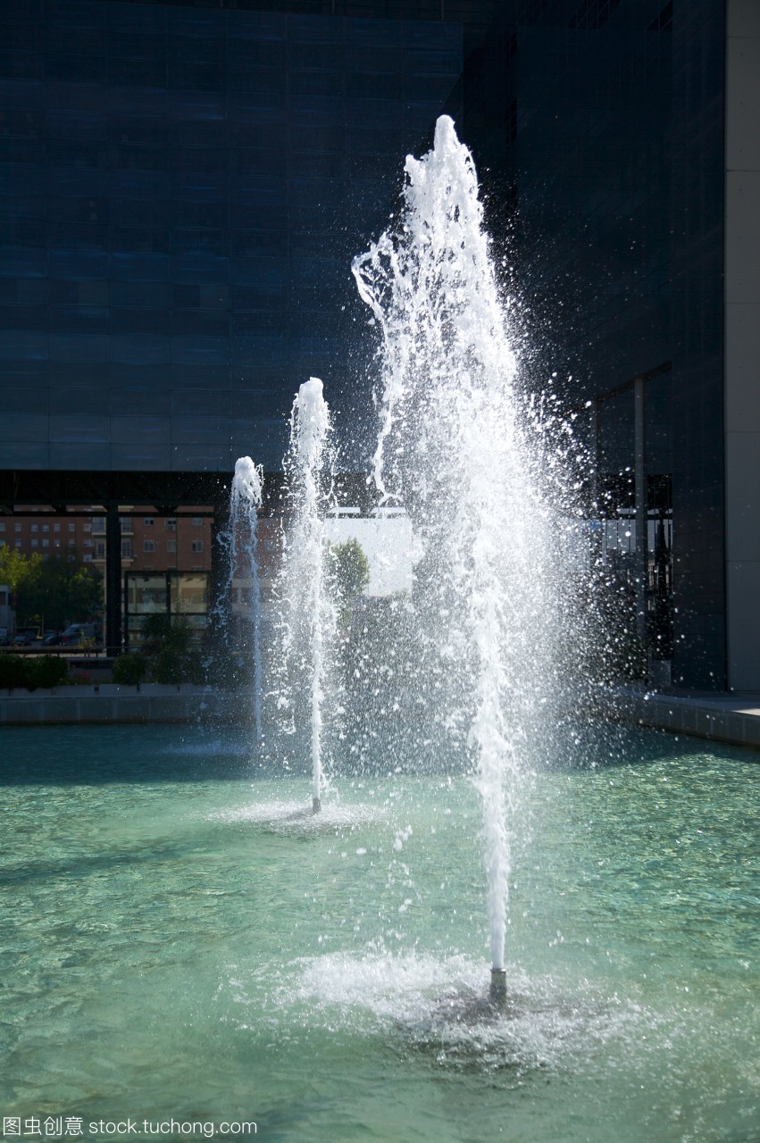 噴射,噴泉,城市生活,馬德里,小城市,城區,城鎮,城市,城里,歐洲,水,水域,泡沫,噴水池,西班牙,泉水,溪